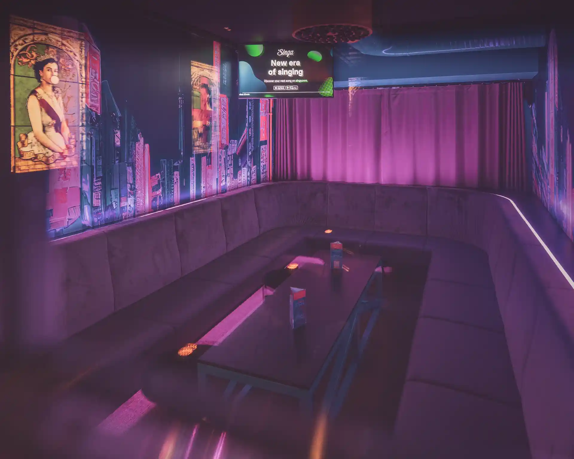 Private karaoke room in Tromsø.